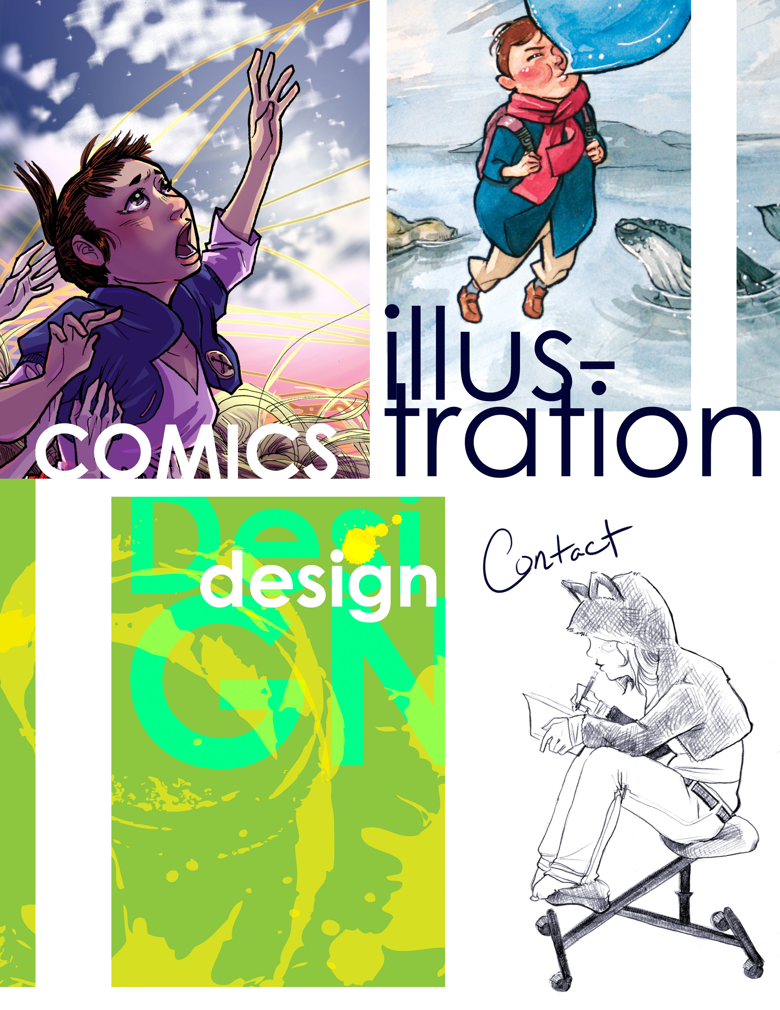 Comic-Illustrations-Design-Contact
